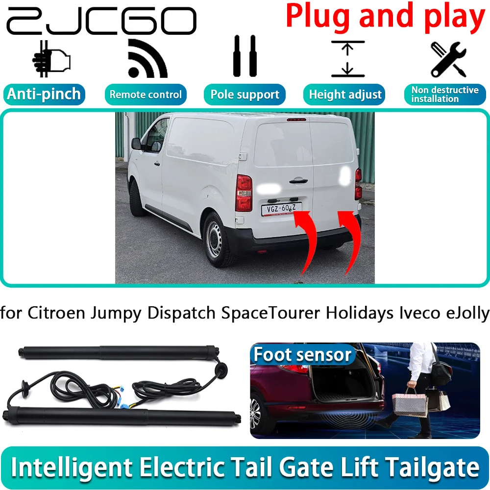 for Citroen Jumpy Dispatch SpaceTourer Holidays Iveco eJolly Electric Powered Tailgate Power Liftgate Automatic Tailgate System