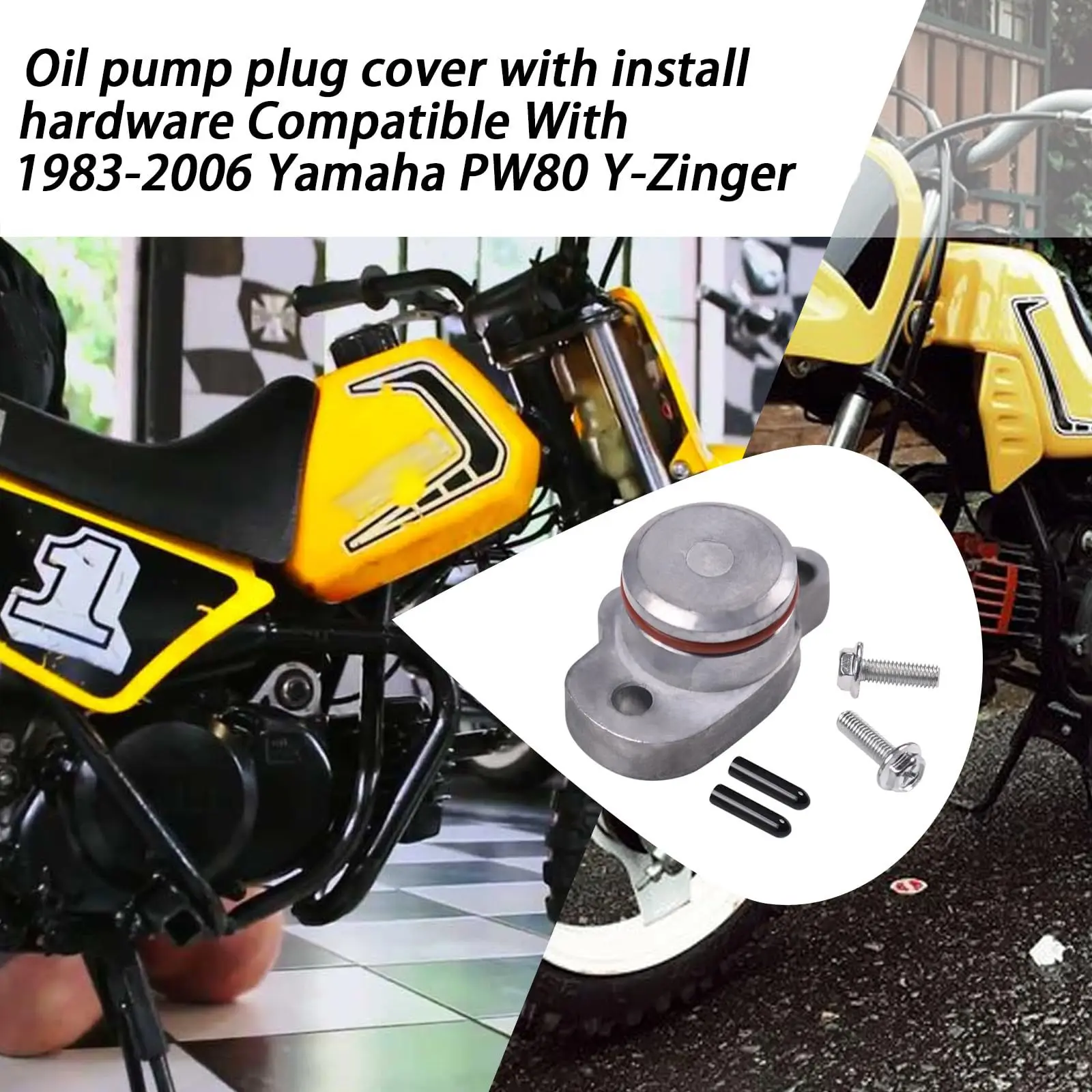 Oil Pump Plug Injector Kit Tool Parts compatible with Yamaha PW50 Y-Zinger 1981-2024