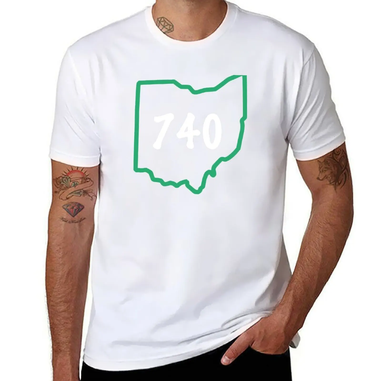 

740 Ohio T-Shirt t shirts for man slim fit t shirt man luxury T-Shirt