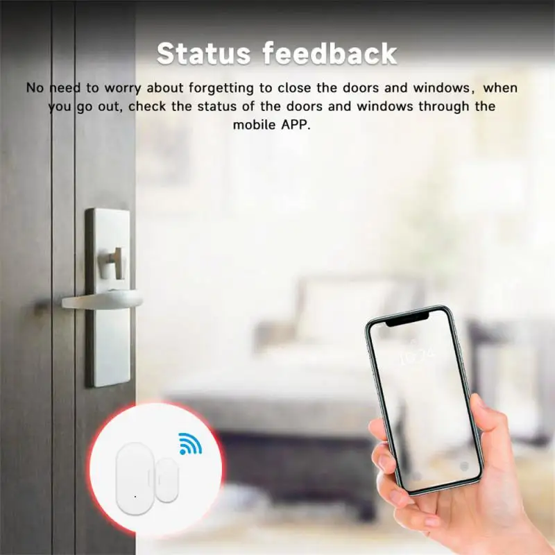 Door Window Sensor For Smart Home Burglar Alarm Automation Remote Control For Alexa,Home,,