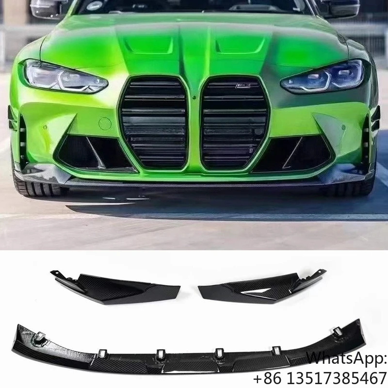 

M3 M4 Dry Carbon Fiber Front Lip for BMW G80 M3 G82 M4 High Pressure and High Temperature Molding
