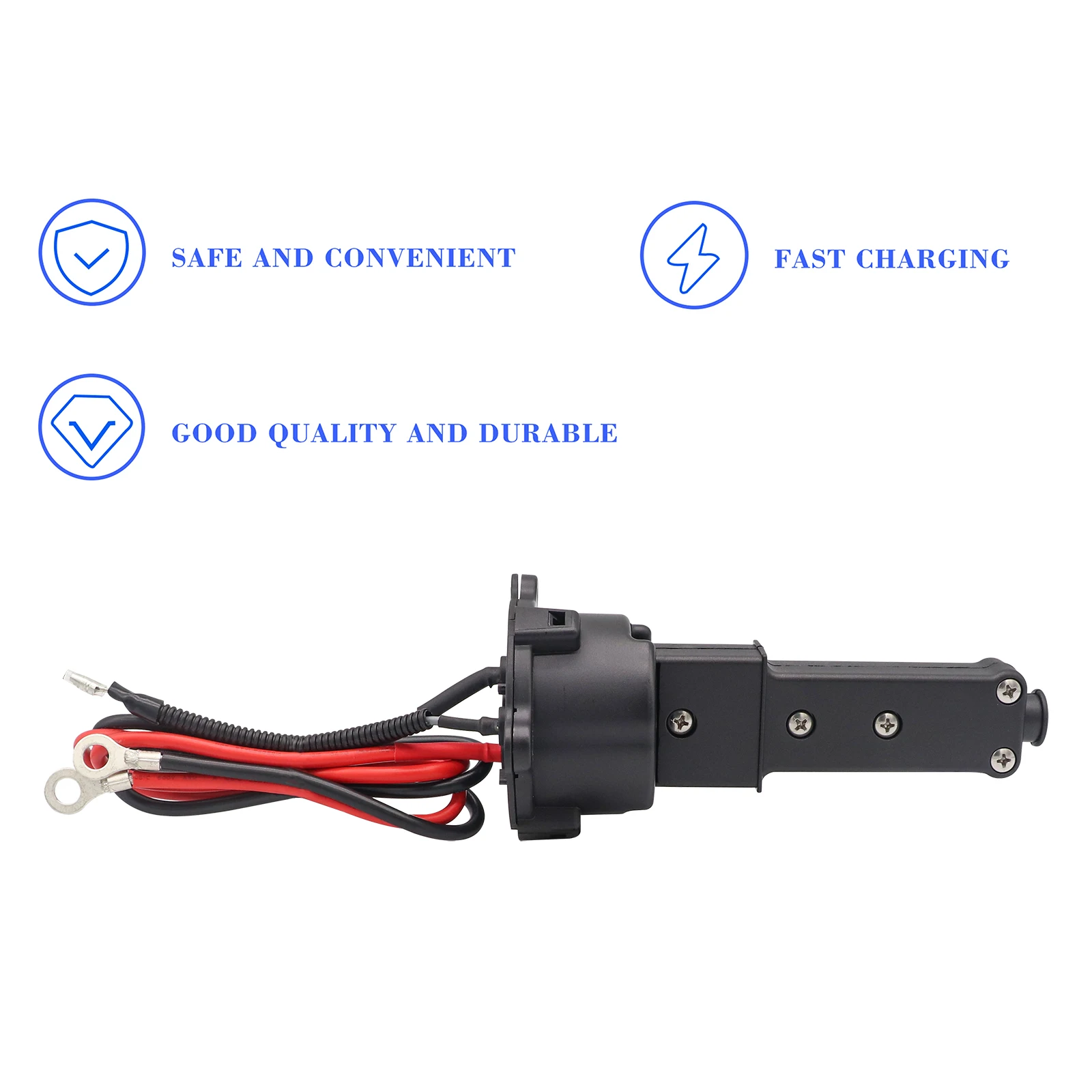 Golf Cart MAC DC charger power 48V socket & plug for Yamaha Electric 2011-2017 G29#JR1-H235A-00 JW9-H6181-00