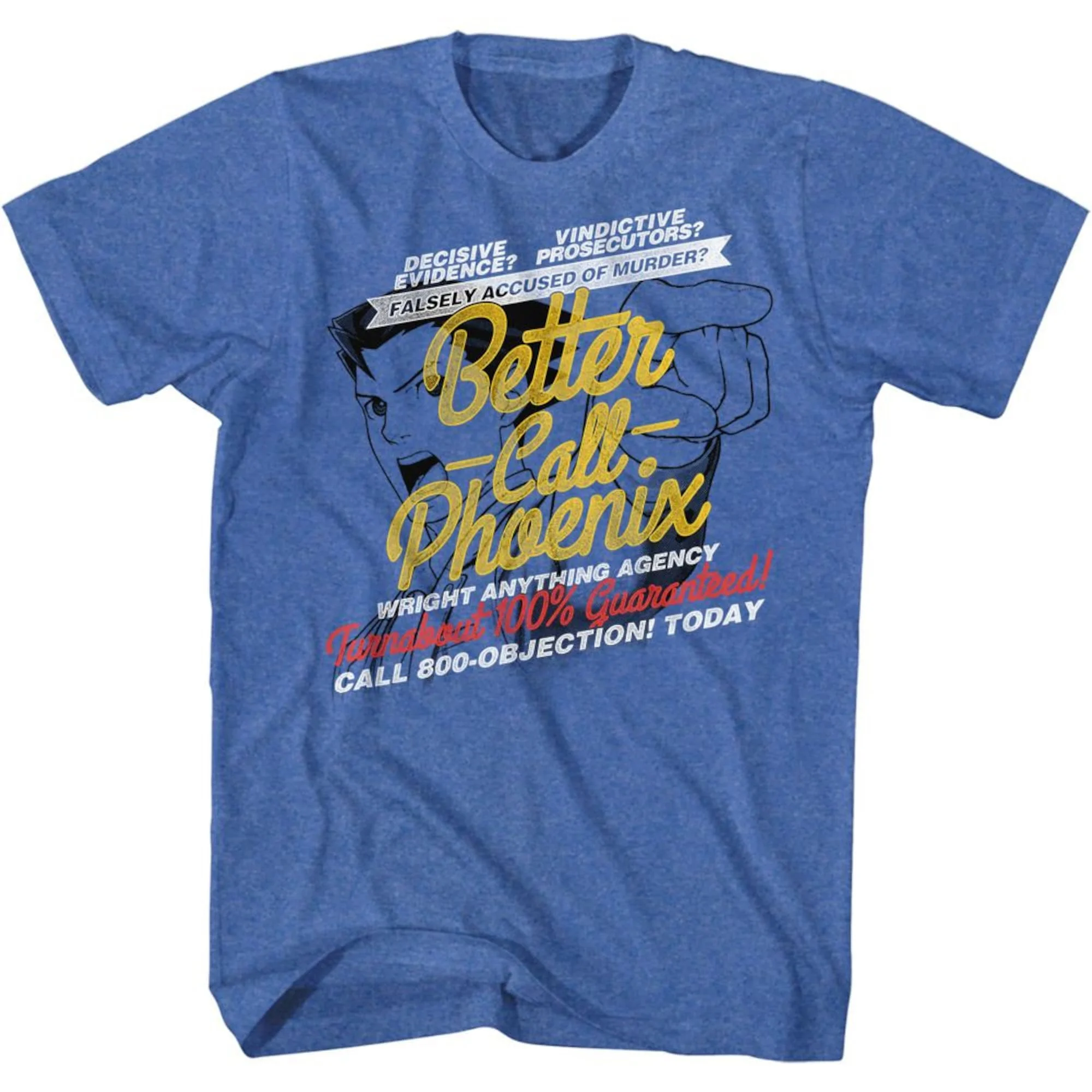 Ace Attorney Better Call Phoenix Wright Gaming Shirt