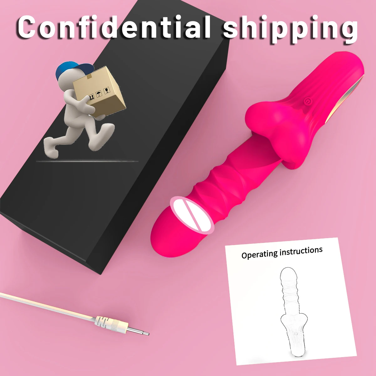 تلسكوبي AV هزاز للإناث الاستمناء عصا تدليك G نقطة البظر قوي صدمة تحفيز الجنس لعب الكبار المنتجات #6