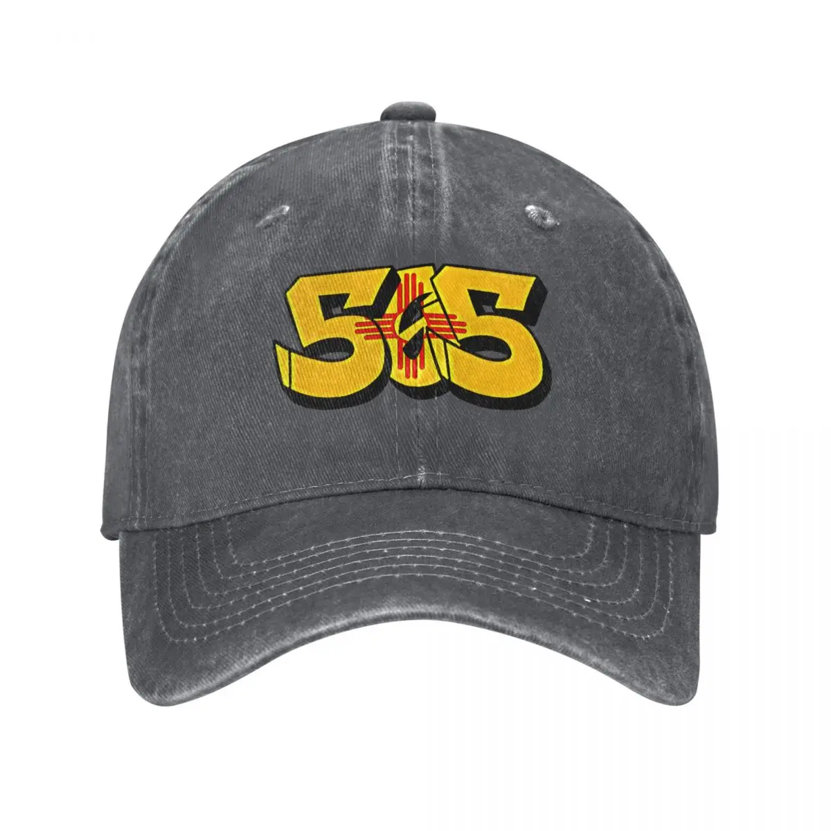 Latest New Mexico Flag 505 Area Code Graffiti Shop Baseball Cap tea Hat Sports Cap Men Caps Women's