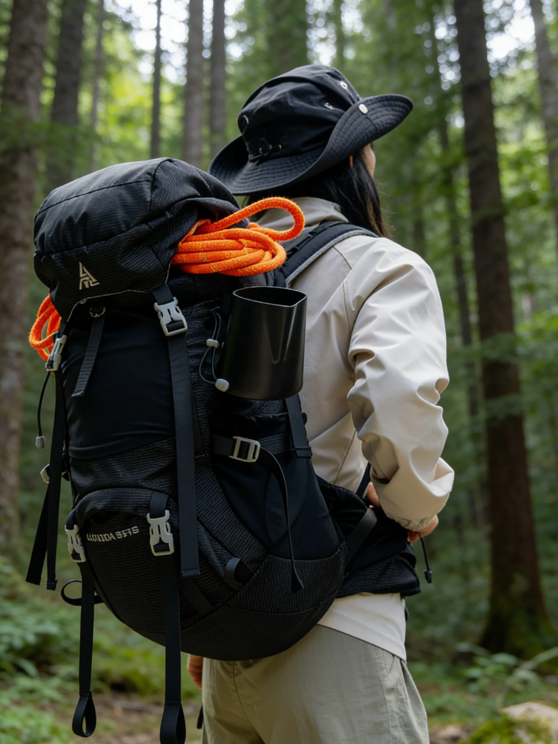 Mochila de Sismo Impermeable de an Capacidad para Exteriores, Nuevo Modelo, Mochila de Montañismo Recargable, 40L, par...
