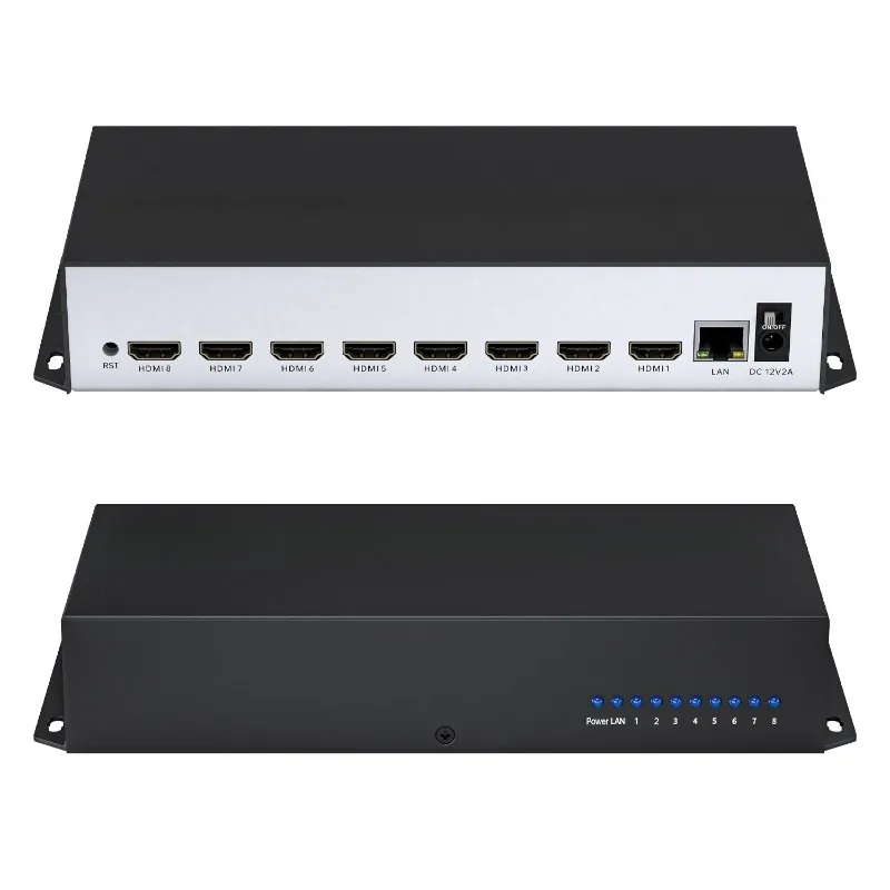 8CH 1080P HDMI Video Encoder Multicast Live Streaming Network Transmitter for IPTV Broadcast HD Video Capture Converter Device