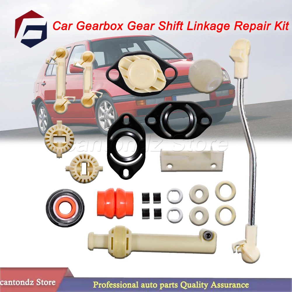 

Car Gearbox Gear Shift Linkage Manual Transmission Repair Kit For VW Golf Jetta MK2 1983-1992 191711574 191711595A 191798116A