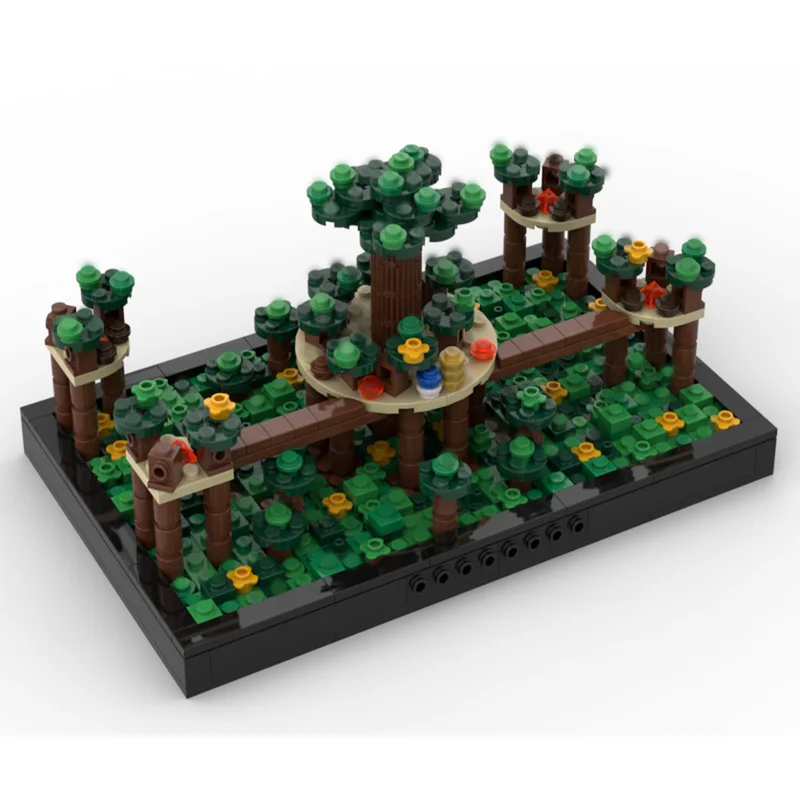 New 581Pcs Famous Star Battle Movie Moc Micro Village View Model Building Blocks Diy Creative Ideas Bricks Toys Birthday Gift
