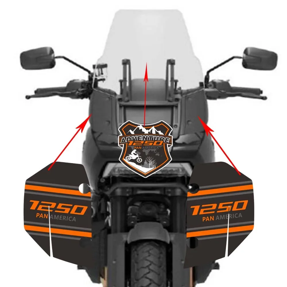 2020 2021 2022 для HARLEY Pan America 1250 комплект с эмблемой логотипа бензобака протектор наклейки обтекатель мотоцикла коленная Наклейка Крыло