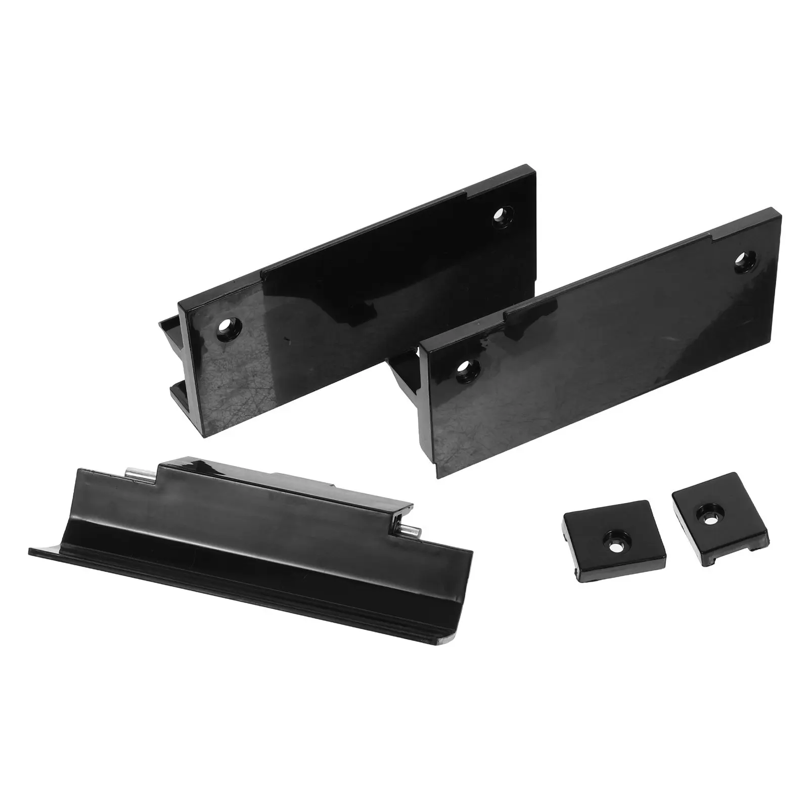 1Set Rv Refrigerator Door Lock Black Replacement Heavy Duty Fridge Door Latch Catch for Camper Motorhome Freezer Security