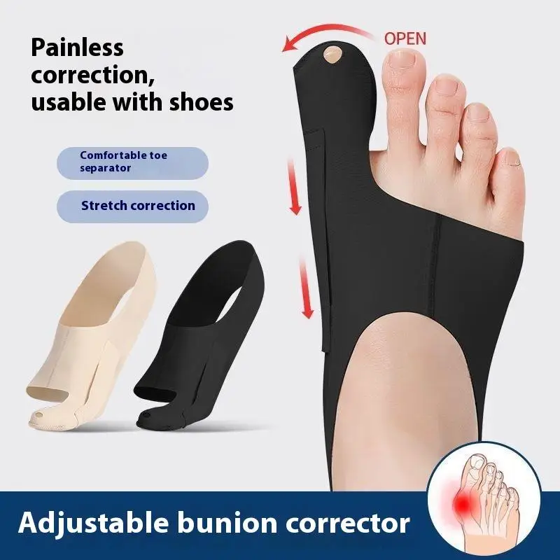 1 pz regolabile punta pollice valgo correttore leggero caviglia tutore correzione della separazione della punta può indossare scarpe osso del piede grande