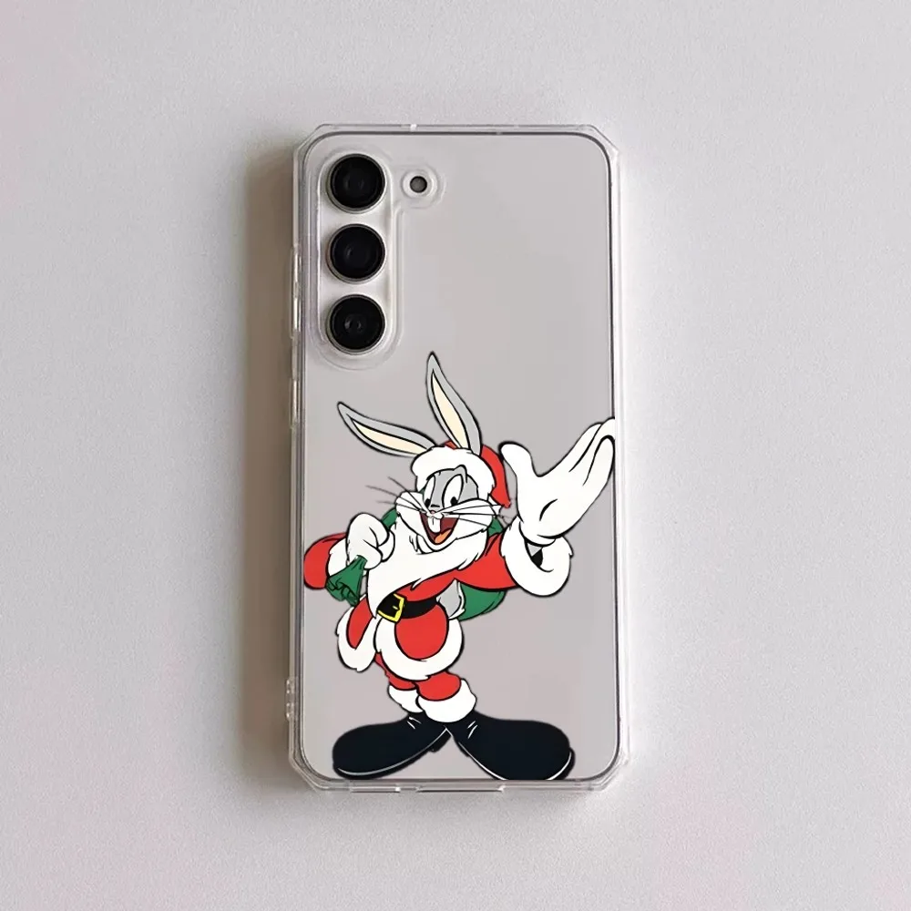 B-bugs B-bunny Cartoon Phone Case For Samsung Galaxy A52 A12 A51 S21 Edge S22ULTRA S23 S20LITE Plus Ultra Transparent Cover