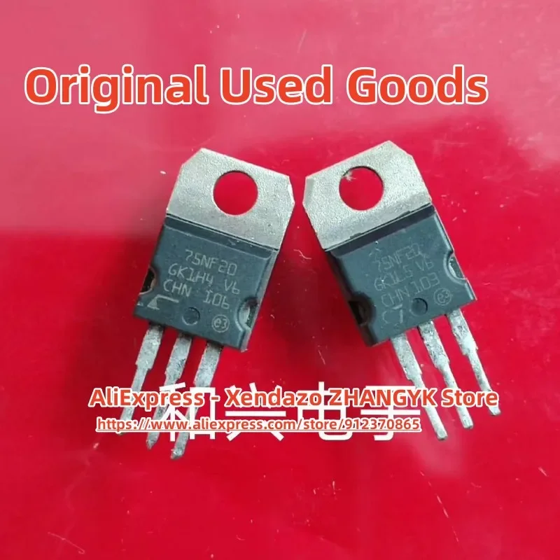 10pcs/lot STP75NF20 75NF20 P75NF20 N-channel 200V 75A TO-220 Power MOSFET