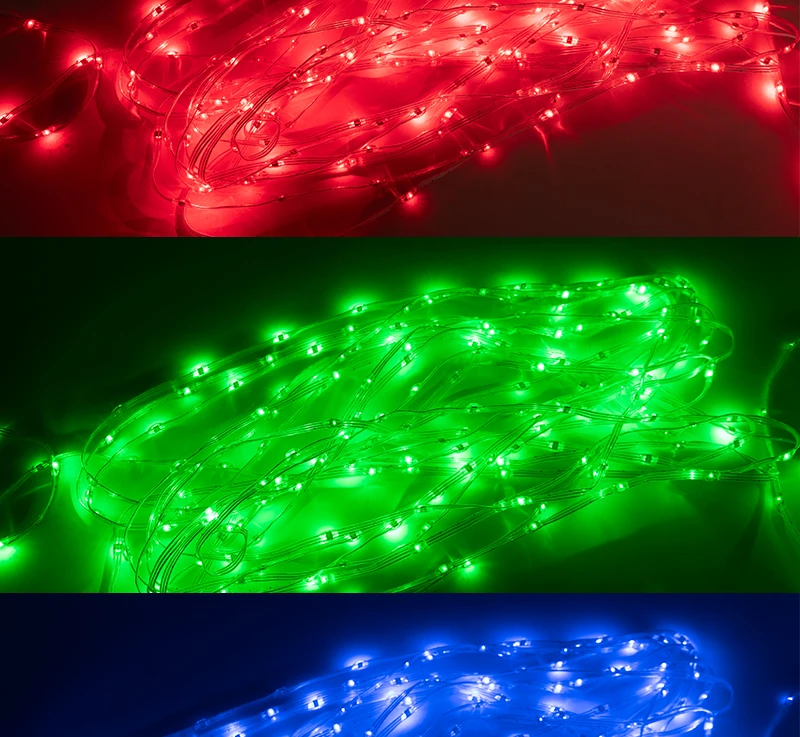 5V 12V WS2811 WS2812 3PIN Clear Lense LED String Lights Dream Color RGBIC Addressable Individually Fairy Seed Pixels Light