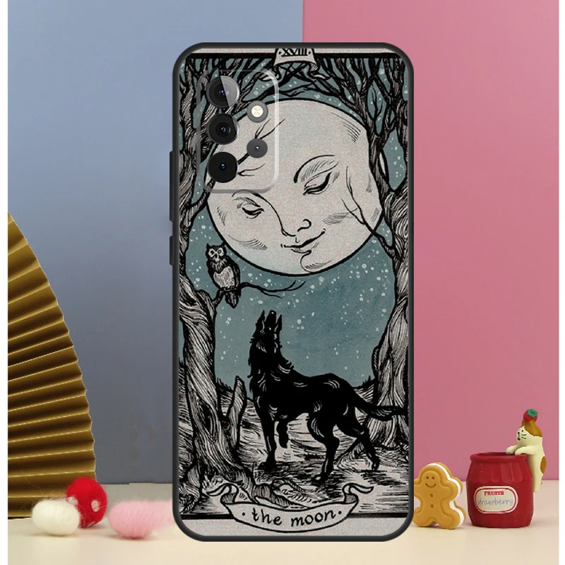 Witches Moon Tarot Cover For Samsung Galaxy A53 A33 A52 A32 A22 A12 A13 A23 A51 A71 A14 A34 A54 A15 A25 Case