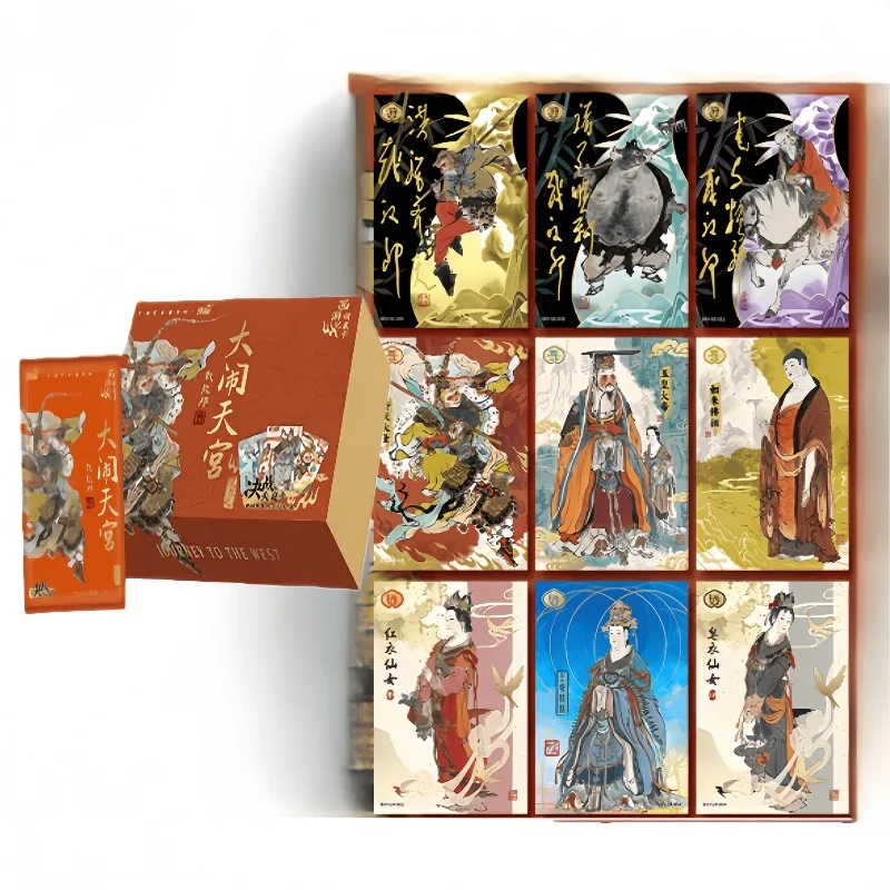 

Карты KAYOU Dai Dunbang Journey To The West - Отправильный пакет «Бой в небесном дворе»Официальные коллекционные карточки с периферийными устройствами в культурном стиле