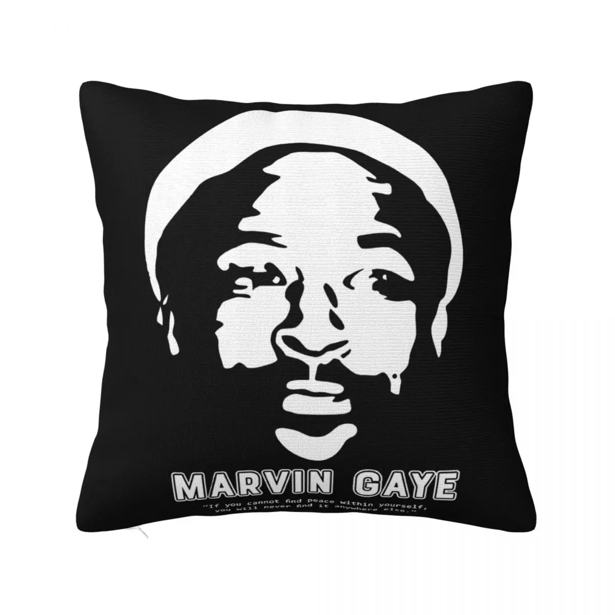 Marvin Gaye 90S Vintage Jazz Funk Soul Music Unisex Quote Ar Harajuku Beautiful Sale Great Quality Pillow Case