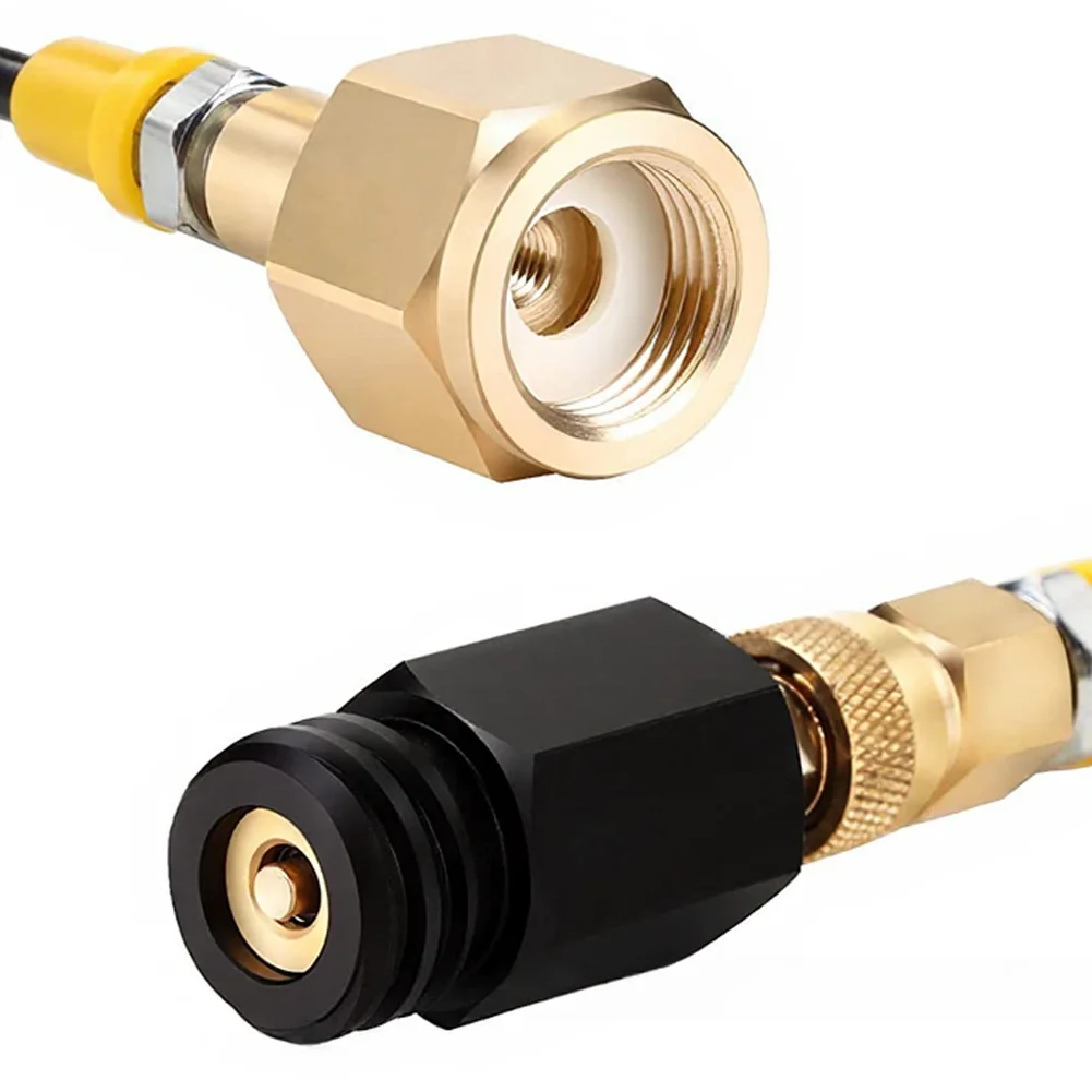 For Soda Water Inflation Tube W21.8-14 1.5m 60inch Plastic Brass Construction with Filter Screen 6mm OD Black Thin Tube