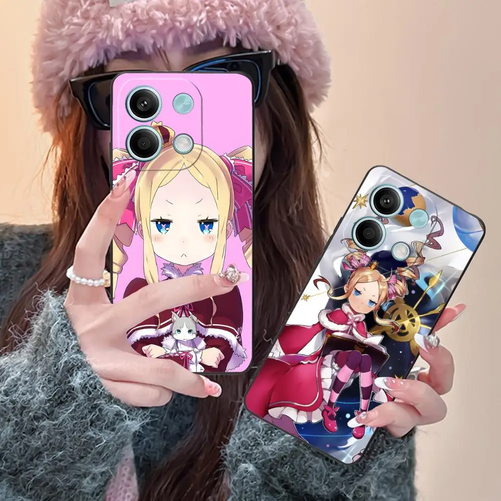 

Чехол для мобильного телефона ReZero Beatrice для POCO M7 M6 M5 M4 M3 X7 X6 X5 X4 X3 Pro GT 5G с цветным принтом, роскошный чехол для мобильных телефонов