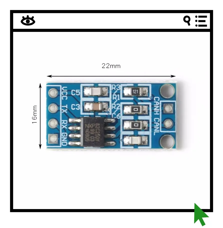 

5 шт. модулей интерфейса CAN-шины PCA82C250, модули интерфейса контроллера
