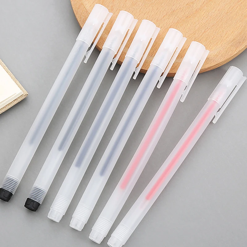 20 Pcs Frosted Rod Dot Glue Pens 0.5mm Account Pen Glue Pen Student Office Gel Pens Gift