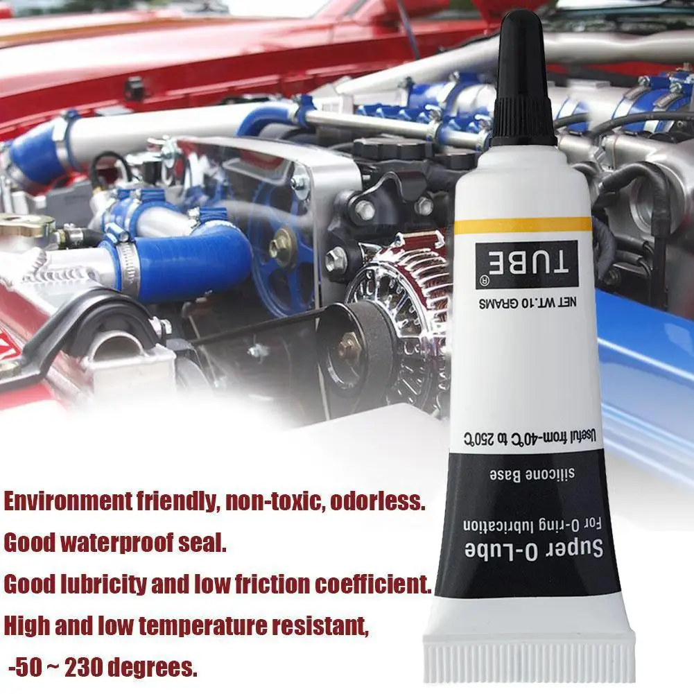 Lubricante de grasa de silicona 6504, Hardware de mejora para el hogar, resistente al agua, súper lubricante O de calidad alimentaria, lubricación para máquina de café