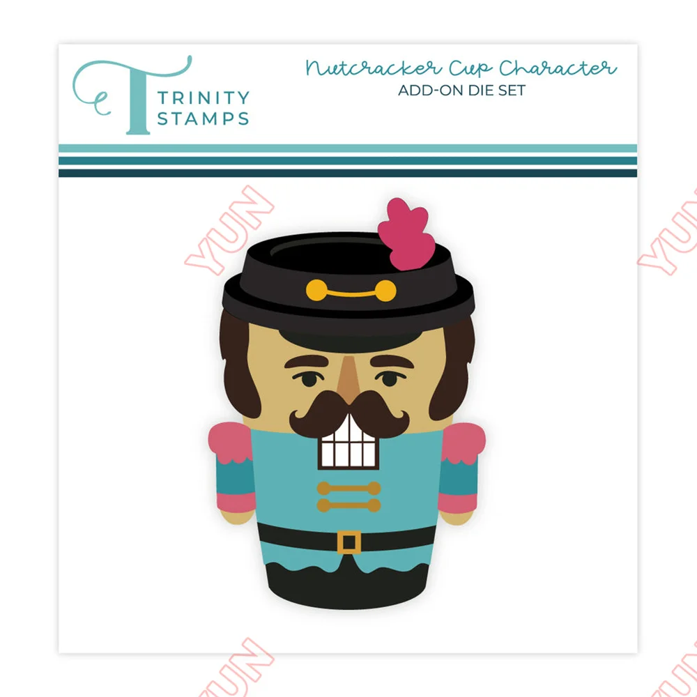 2025 جديد قطع معدنية يموت كأس عيد الميلاد شخصية-كسارة البندق إضافة على يموت مجموعة DIY بها بنفسك سكرابوكينغ ختم بطاقات المعايدة هدية ديكور