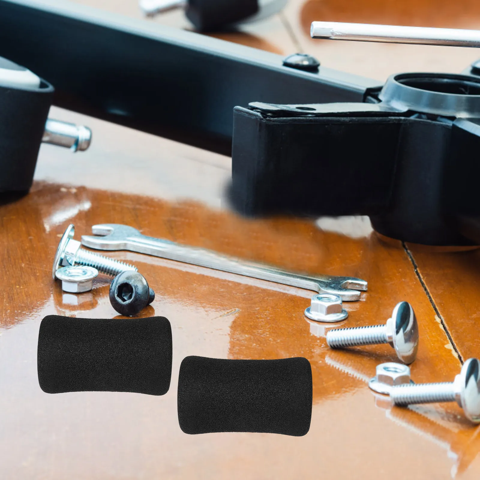 

2pcs Foam Roller Replacement Pads For Leg Curl Machine Gym Equipment Foot Foam Pads Exercise Roller Ab Training Accessory