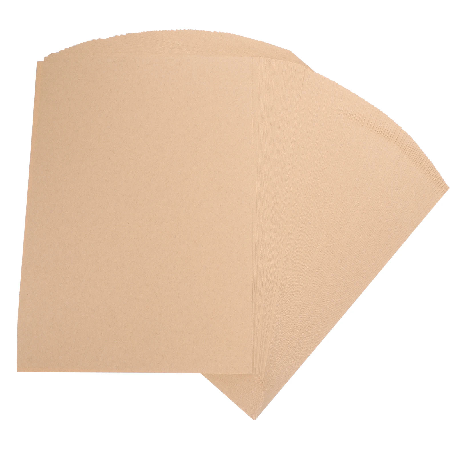 

100 Sheets Blank Kraft Paper Labels Printable Adhesive Sticker Paper for Printing A4 Size Brown Craft Label Sheets for Office