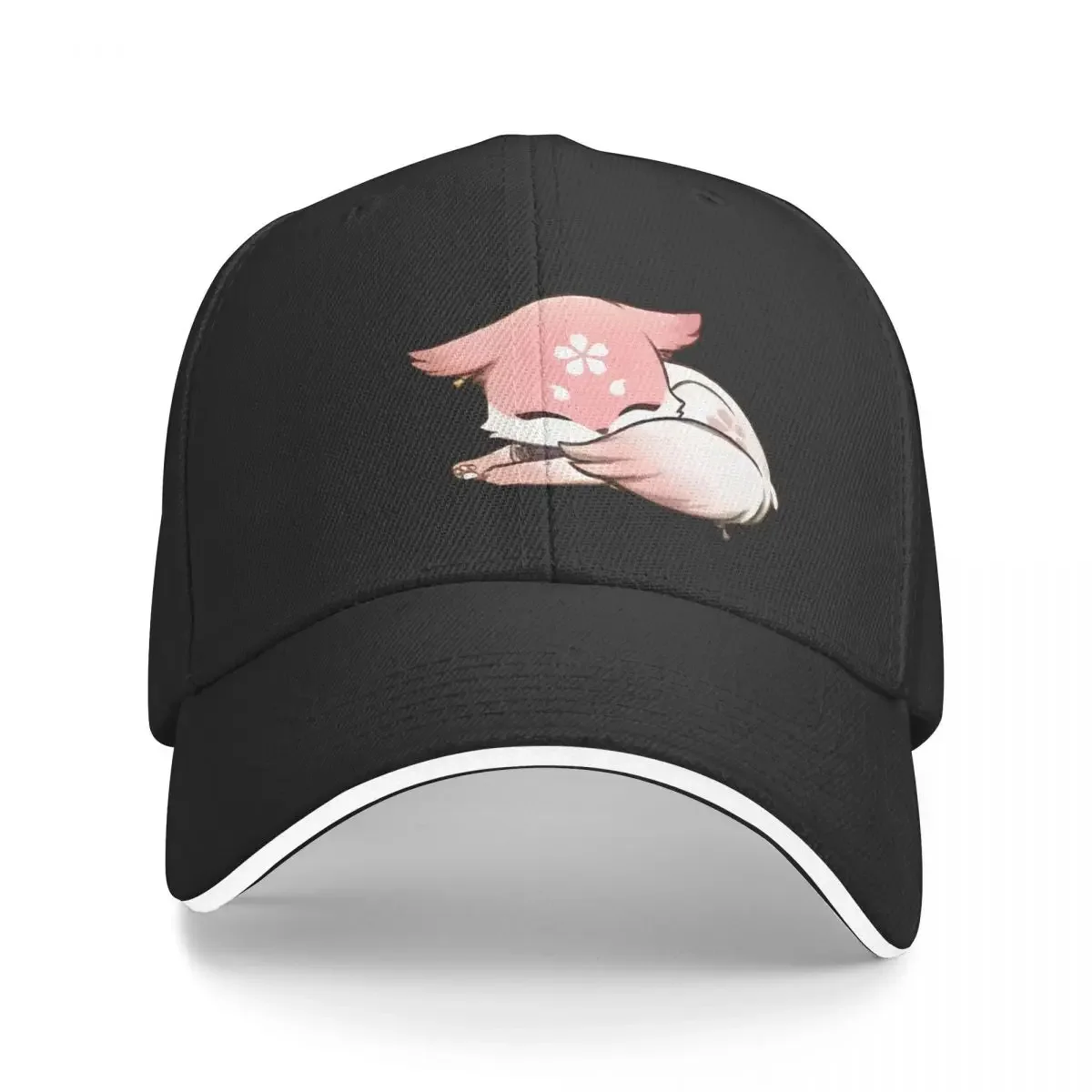 

New Yae Miko Chibi Smol :: Yae Miko small fox form Genshin Impact Baseball Cap Thermal Visor Women Caps Men's