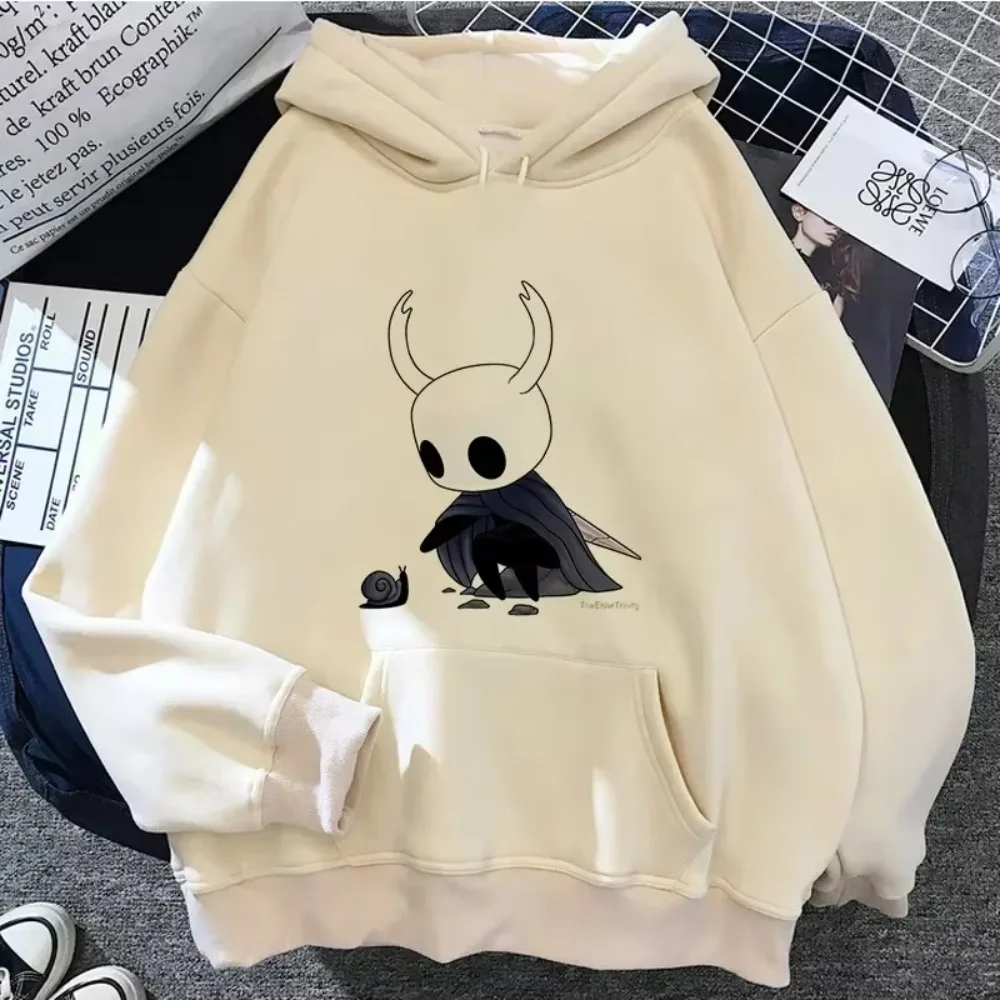 Hollow Knight Hoodies Herren Korea Ulzzang Grunge Y2k Ästhetik Damenmode Lässiger HipHop Sweatshirt Harajuku Unisex Hoodies – Detail 5