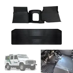 car Floor Mats with center console mat for Land Rover defender 90&110 TDi300 TD5 anti slip car modify  protection products