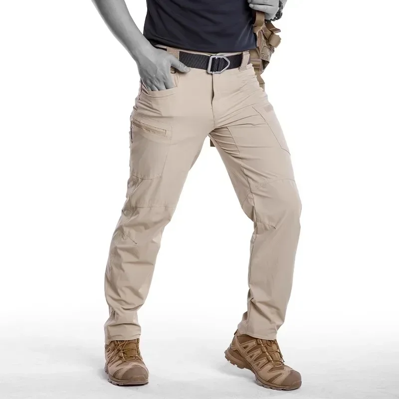 

Men Quick Dry Tactical Pants Outdoor Hiking Uniform Male Light-weight Casual Cargo Trousers Joggers Stretch Pantalones Hunting