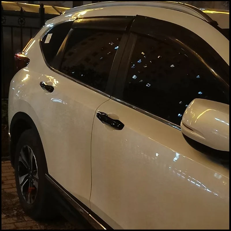 

For Honda CR-V CRV 2017 2018 DOOR HANDLE BOWL CUP COVER CAP STICKER TRIM Decorative CAR STYLING AUTO PARTS Accessories