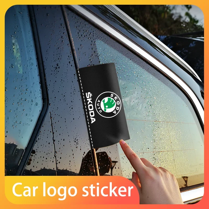 

Car creative personality decoration car logo sticker For Skoda Fabia Octavia Karoq Kodiaq Kamiq Superb Rapid Citigo Scale