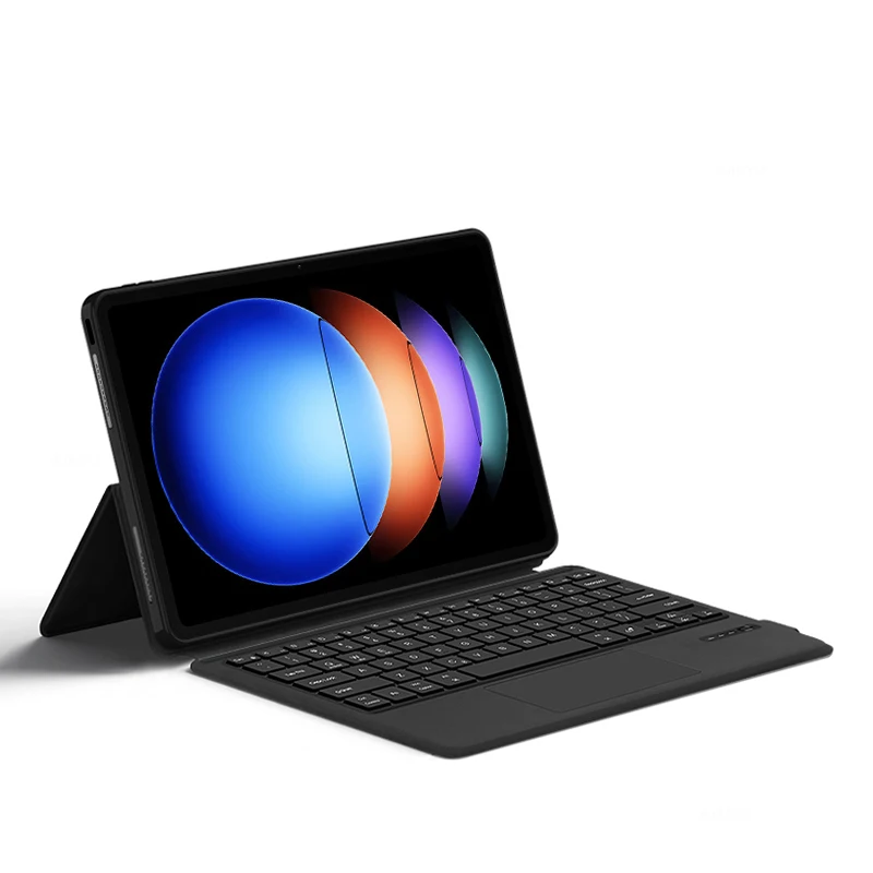 Imagem -04 - Capa do Teclado Smart Touch Trackpad Magic Keyboard Hebraico Coreano Alemão Russo Xiaomi mi Pad 6s Pro 12.4 in 2024