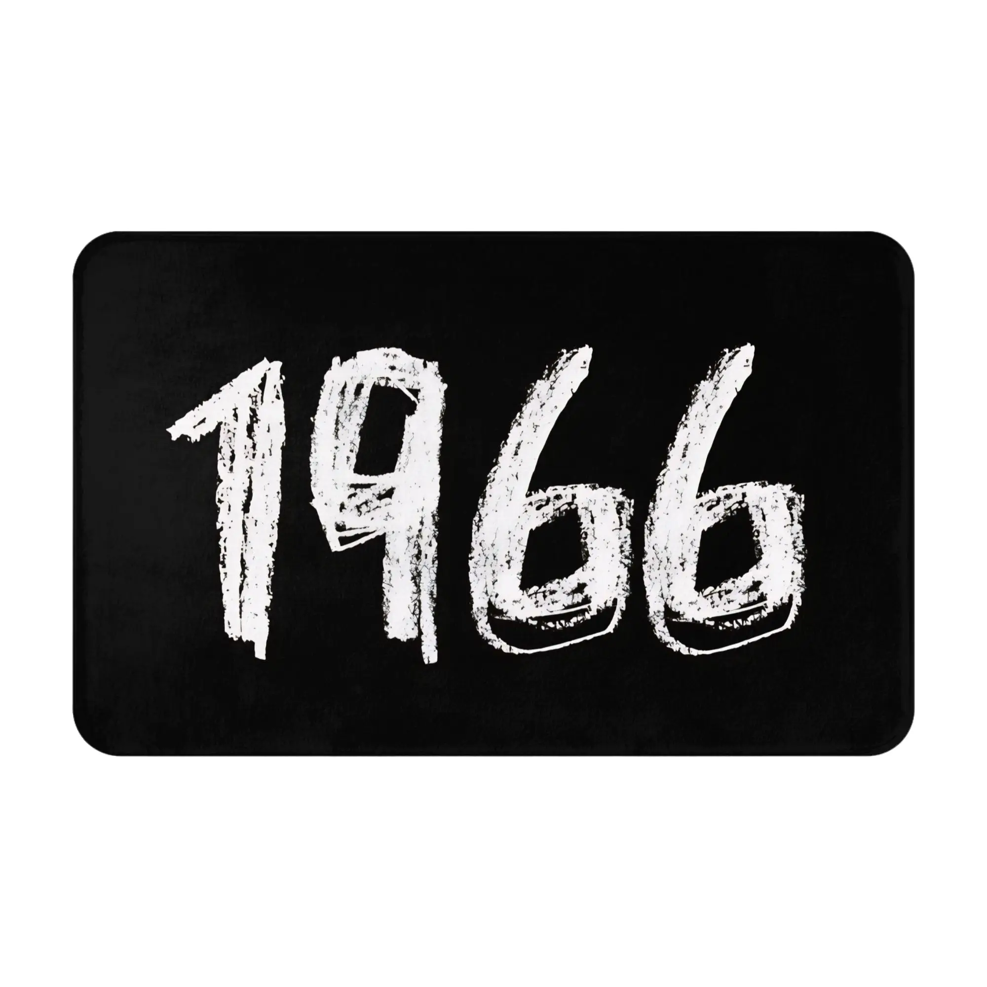 Year 1966, Born in 1966  Decorations Bathroom Mat 60th Birthday Doormat Living Room Carpet Entrance Door Rug Home Decoration