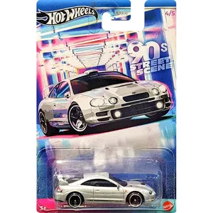 Hot Wheels-Carros Street scene model GDG44, model car 96 1:64, Nissan 180sx Type X, toys for boys, gift 8 main sales cars hot wheels - №8