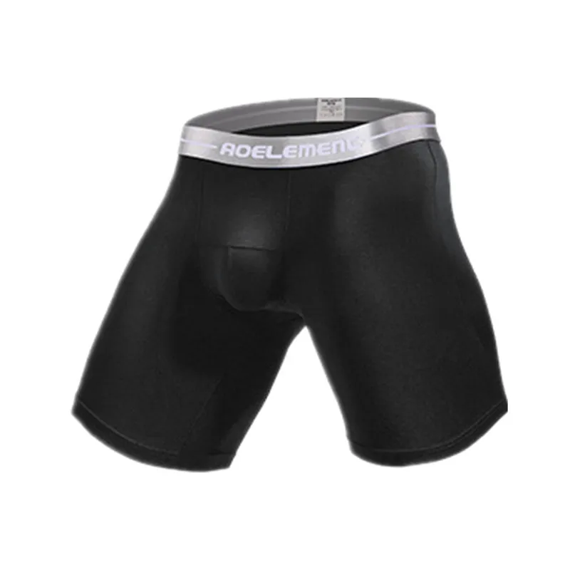 Mens Underwear Boxers Shorts Breathable Modal Panties Man U Convex Pouch Middle Long Leg Underpants Male Large Size 3XL-7XL