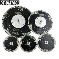 Dt-diatool-disco de sierra de diamante para hormigón, disco de corte de piedra de granito, 105, 115, 125, 180, 230mm, 1 pieza