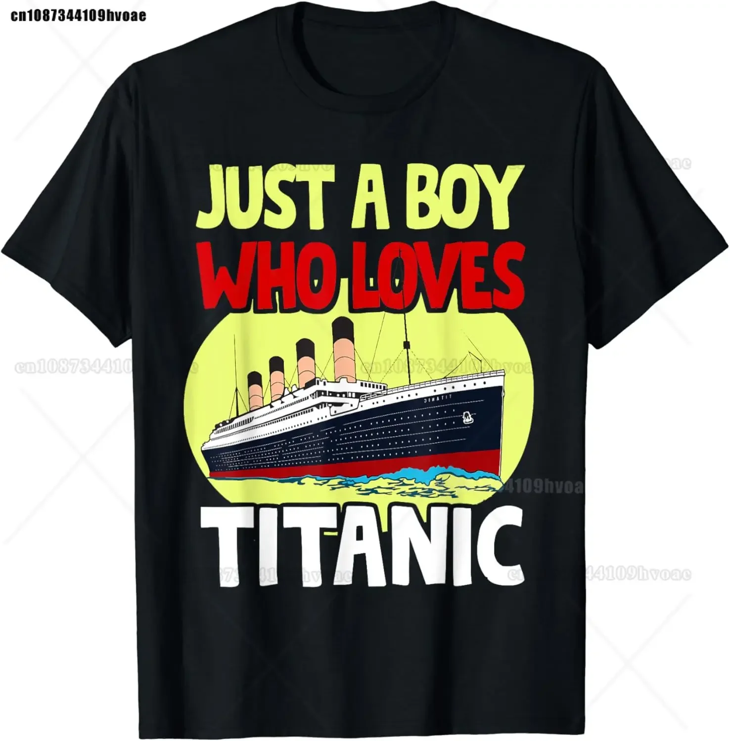 ノベルティボーイズ誰もが愛するセーリングタイタニック Tシャツグラフィックコットン誕生日プレゼントサマースタイル Tシャツ紳士服