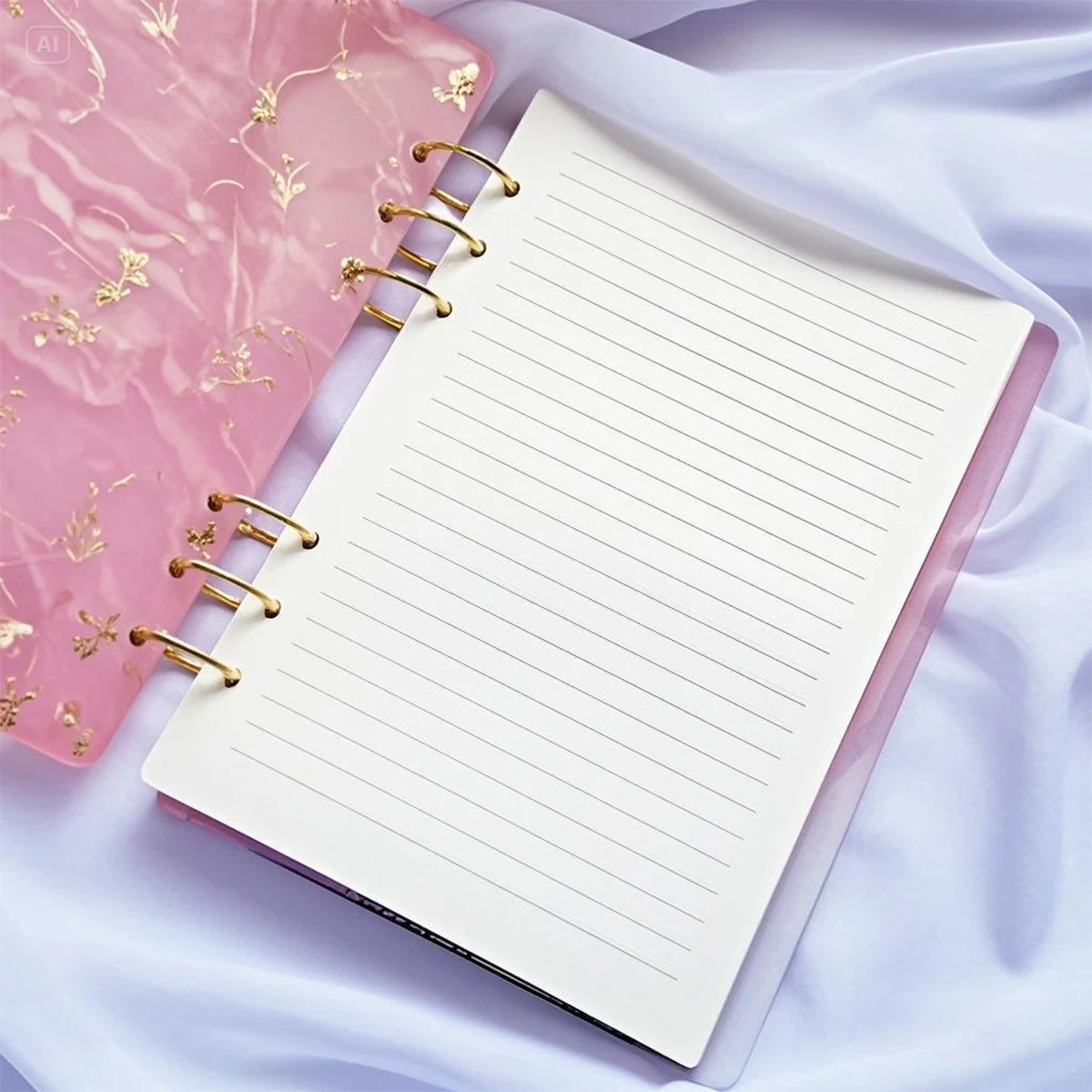 A5 A6 A7 Notebook Cover Transparent Pen Bookmark Resin Silicone Molds Kit