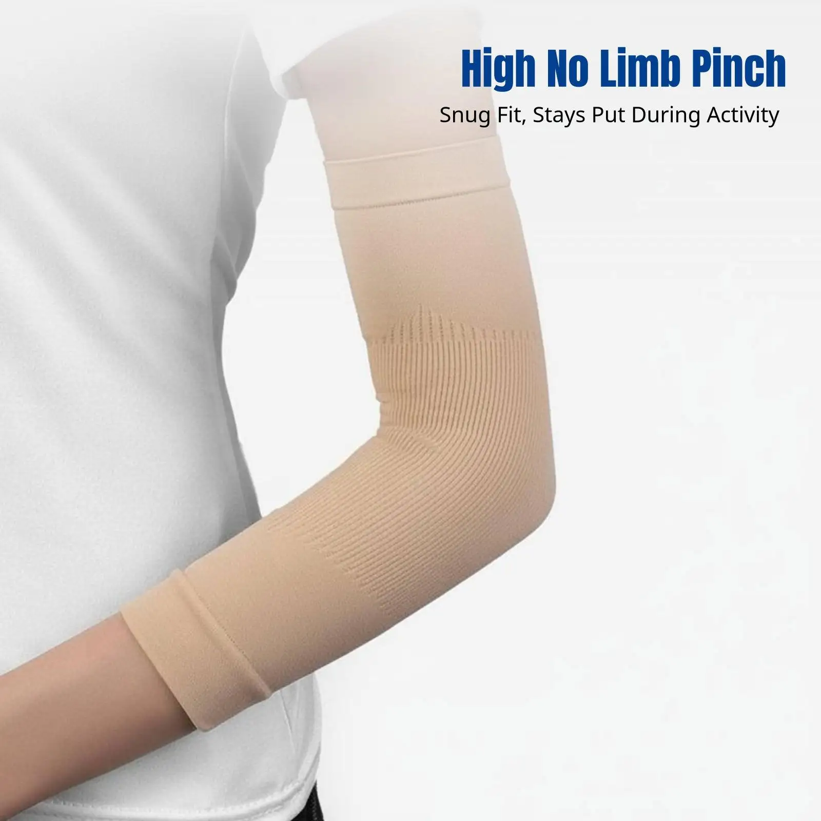 Compression Arm Sleeve Pair for Adults Scar Concealment Skin Cover Up Breathable Sports Support for Exercise Working Daily Wear