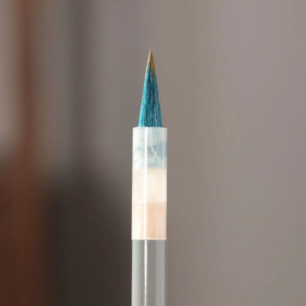 Ancient Oil Watercolor Chinese Calligraphy Brush Wolf Hair Wood Scriptures Writing Brush Oil Painting Art Paint Brush Watercolor