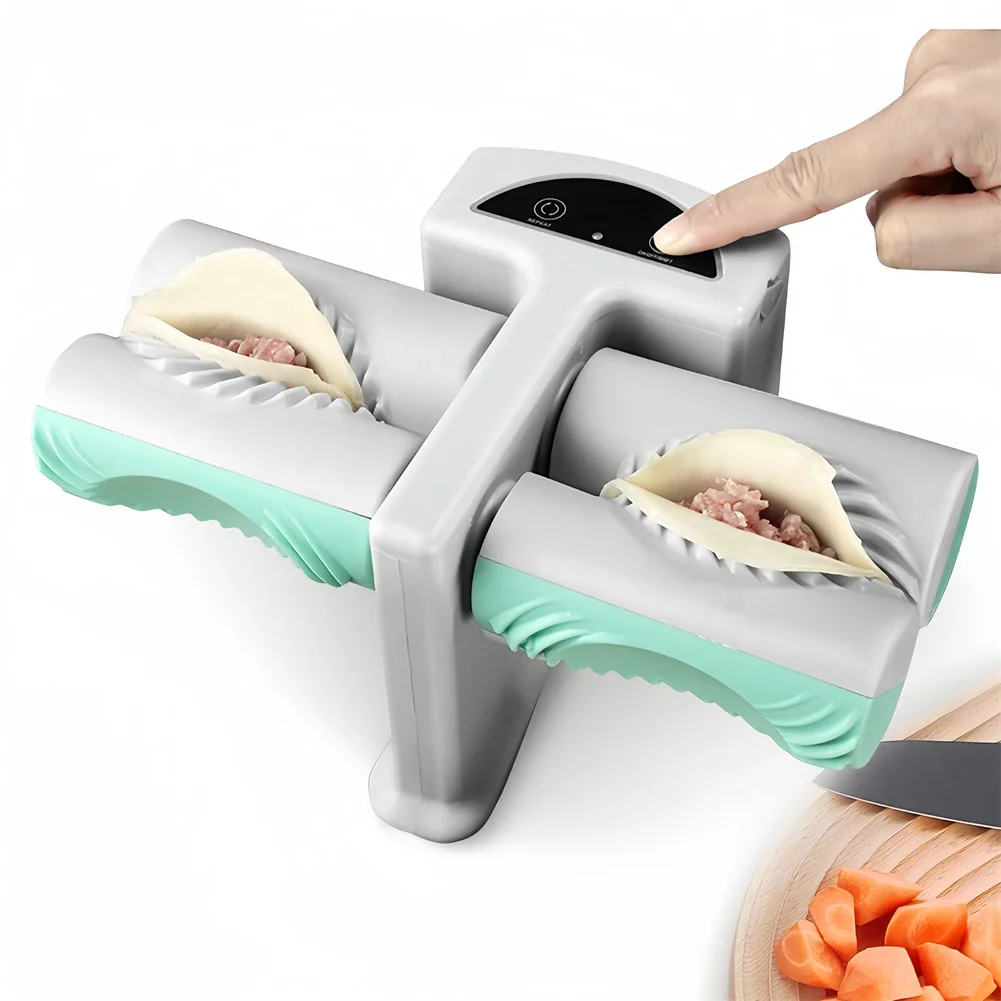 New Automatic Dumpling Maker Machine Household Press DoubleHead Wrapper Dumpling Pastry Making Tools Versatile Kitchen Tools