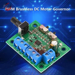 Brushless DC Motor Speed Controller DC 8-24V PWM Speed Control Governor Forward Reverse Motor Speed Controlling Module 18KHZ