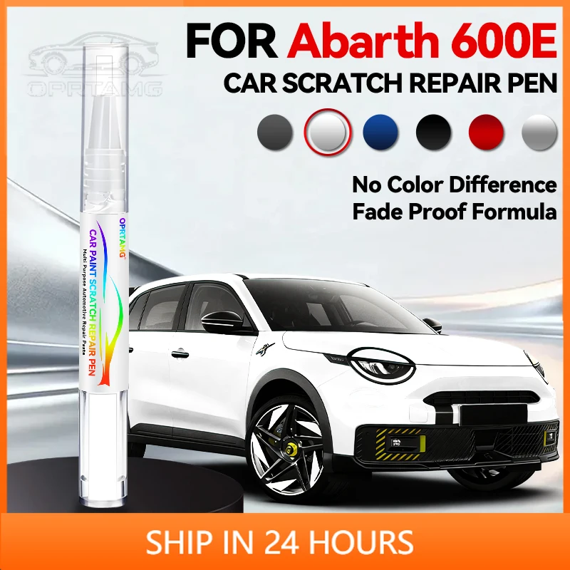Kit de Reparación de Pintura para Vehículo FIAT Abarth 600E 2024-2025, Accesorios para Reparar Arañazos en la Pintura, Rojo 159, Blanco, Verde, Morado