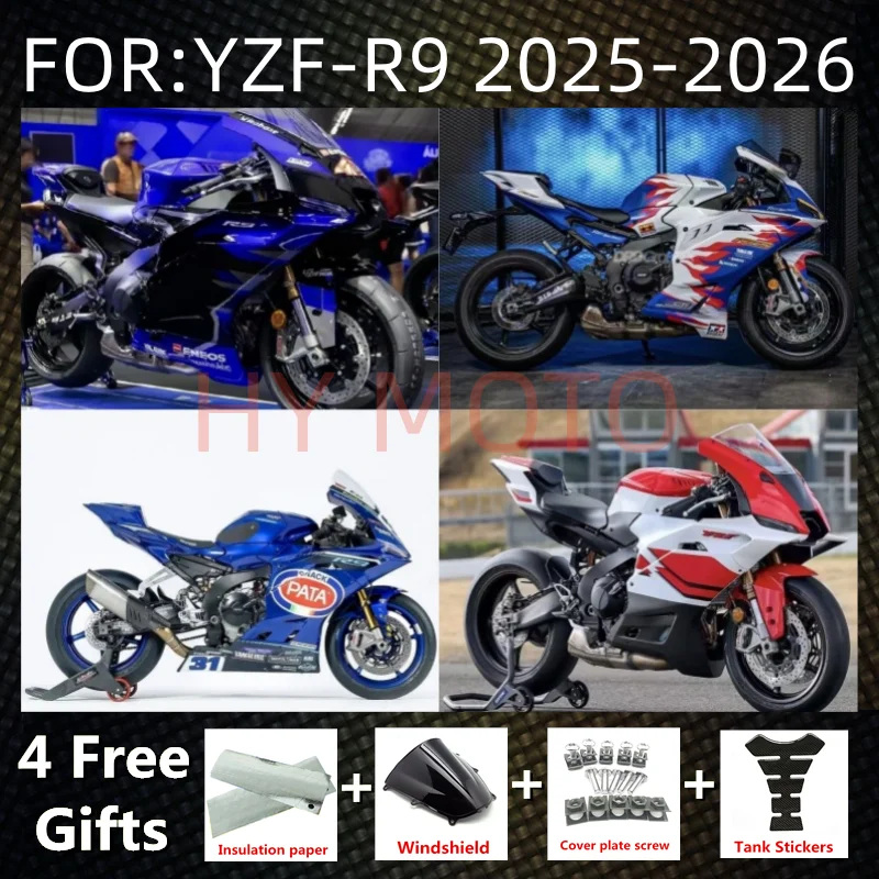 NEW ABS Motorcycle full Fairing Kit fit For Yamaha YZF R9 YFZ-R9 2025 2026 Bodywork bodykits Fairings kits zxmt