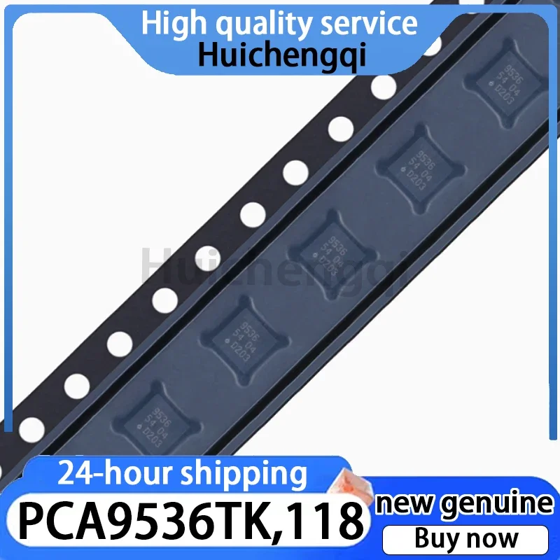 2PCS Genuine PCA9536TK,118 PCA9536TK Packaged HVSON-8 I/O Extender Chip